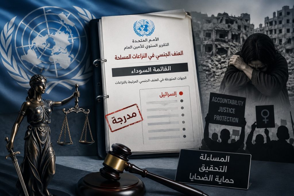 إسرائيل ضمن القائمة السوداء للجهات المتورطة بالعنف الجنسي